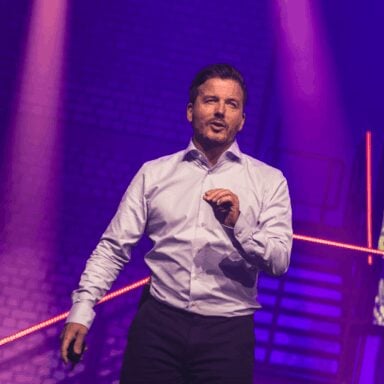 Jarno Duursma op het Noord-Lenck-congres in juni 2026 in Groningen.